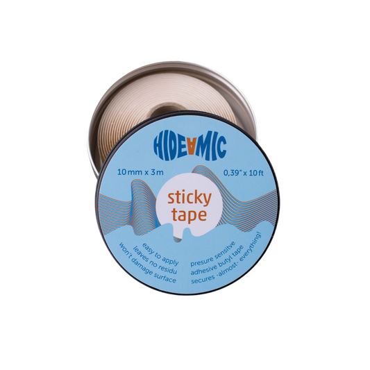 Hide-a-mic Sticky Tape (3 Meter Roll)