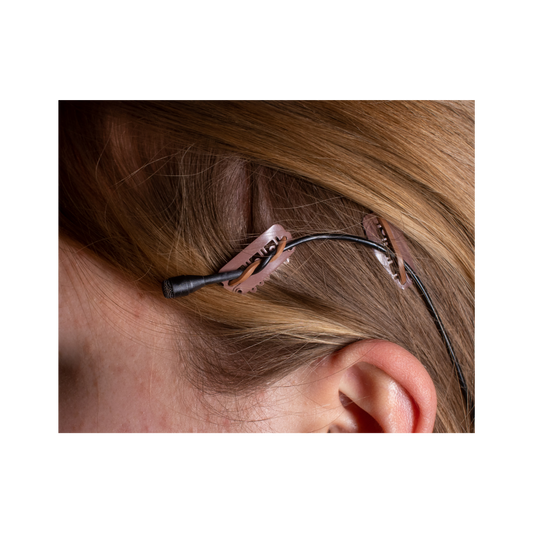 Hide-a-mic Hair Clips for Microphone Mounting (Various Colours)