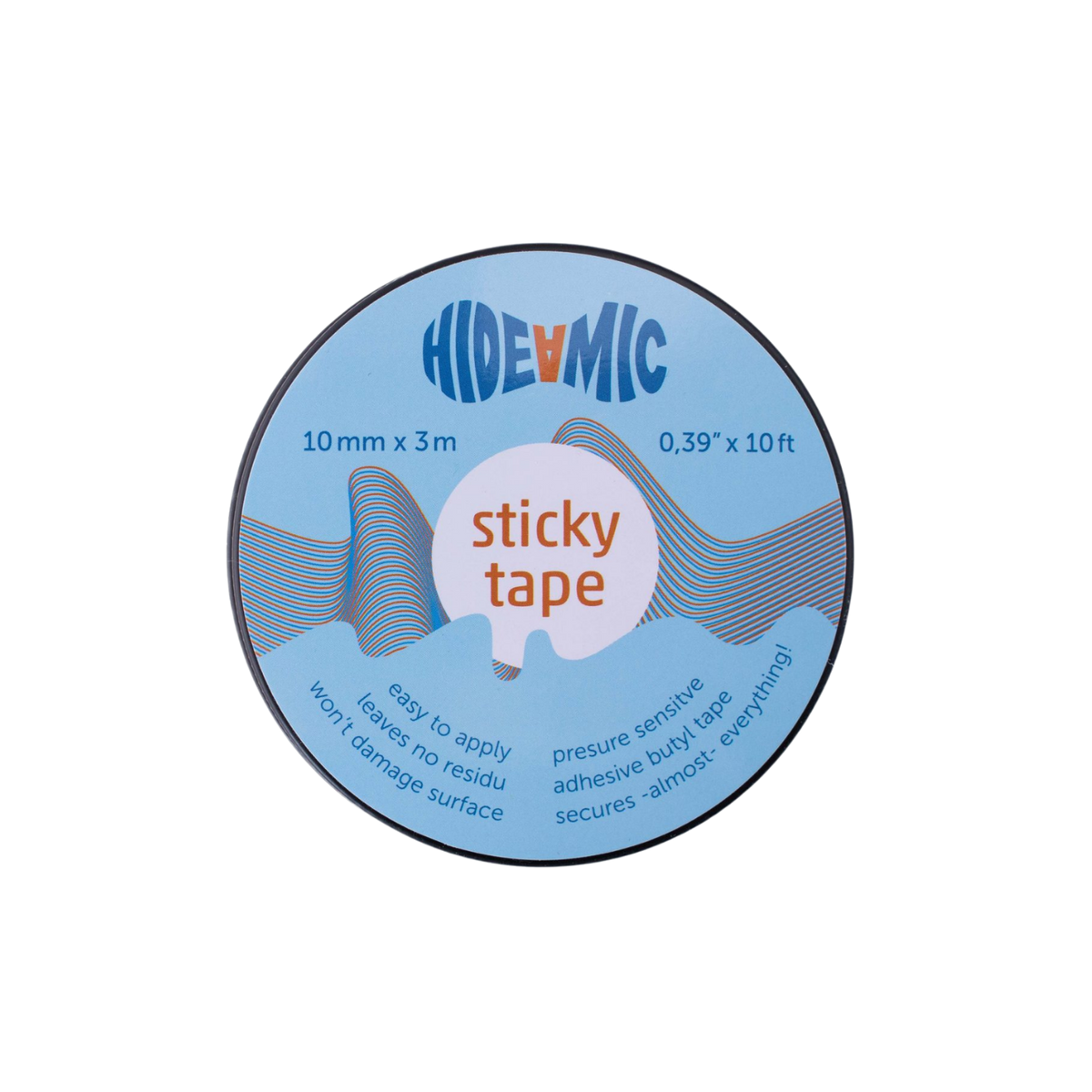 Hide-a-mic Sticky Tape (3 Meter Roll)