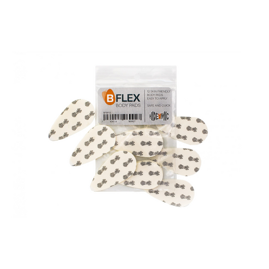 Hide-A-Mic 12 Skin friendly body pads for B_Flex