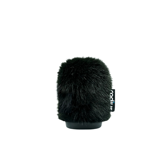 Radius 10cm Nimbus Windshield (19/22), Black Fur