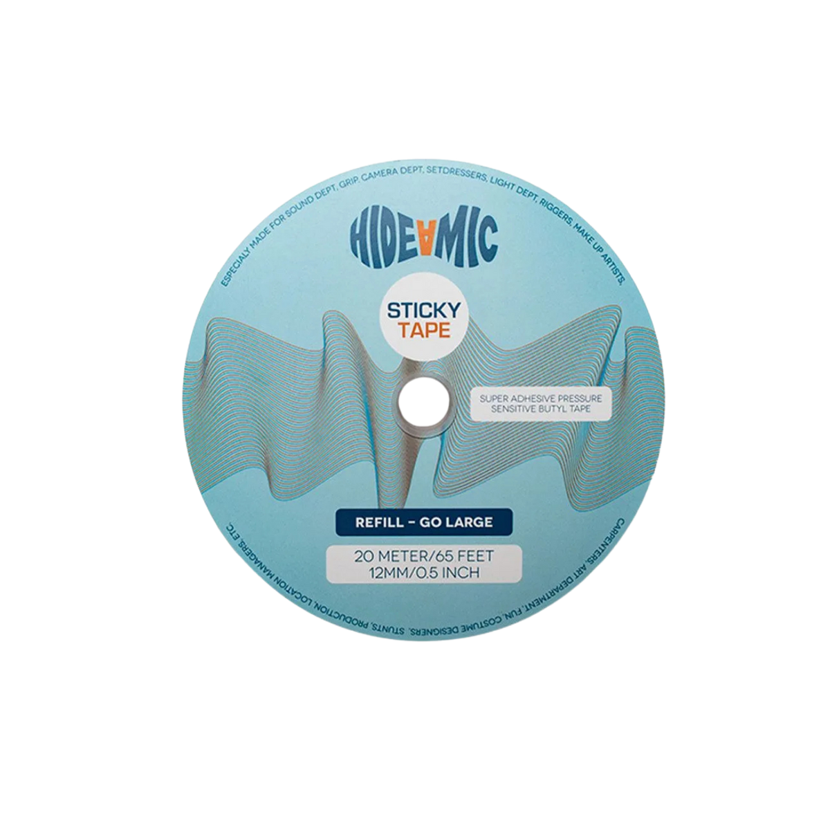 Hide-a-mic Sticky Tape Go Large 20 Meter Tape
