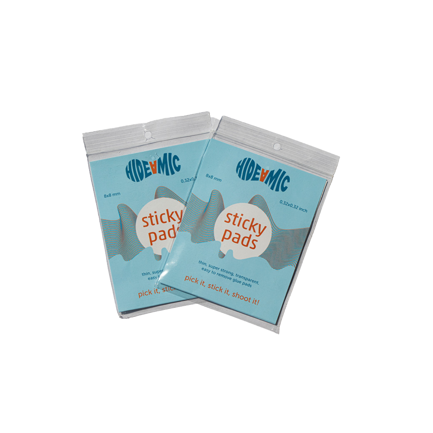 Hide-a-mic Sticky Pad Super Adhesive Silicon Pads (40 Pack)