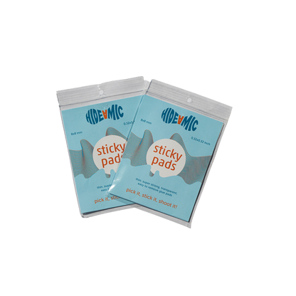 Hide-a-mic Sticky Pad Super Adhesive Silicon Pads (40 Pack)