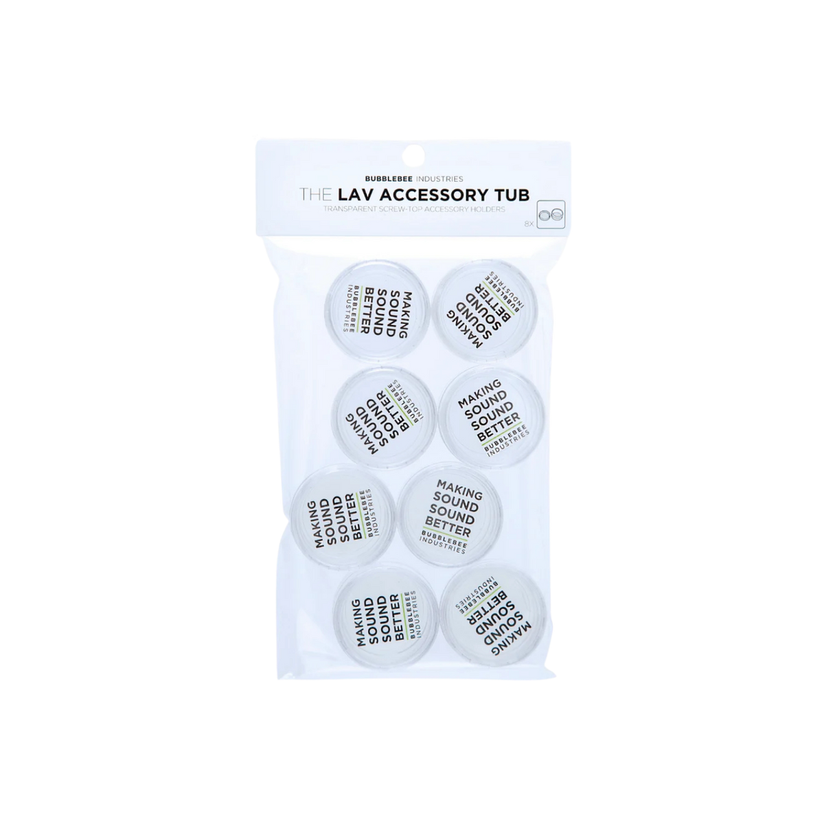 Bubblebee Lav Accessory Tub (8-Pack)
