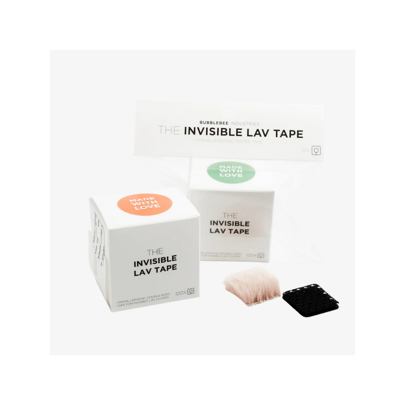 Bubblebee Invisible Lav Tape (120 Pieces)