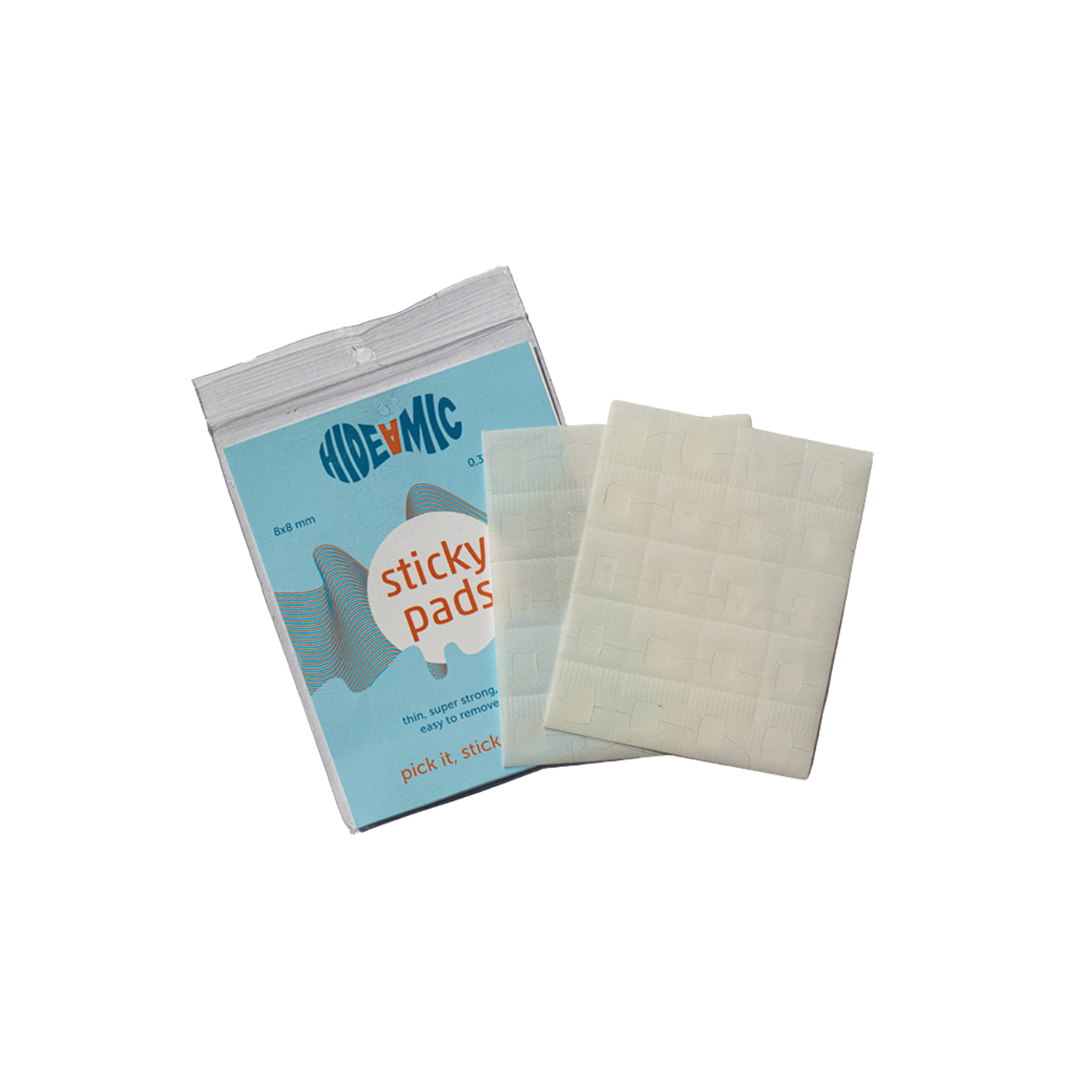 Hide-a-mic Sticky Pad Super Adhesive Silicon Pads (40 Pack)