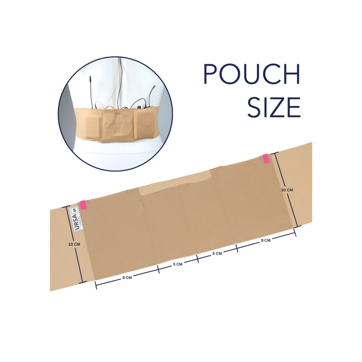 Ursa Waist Strap – Double Pouch