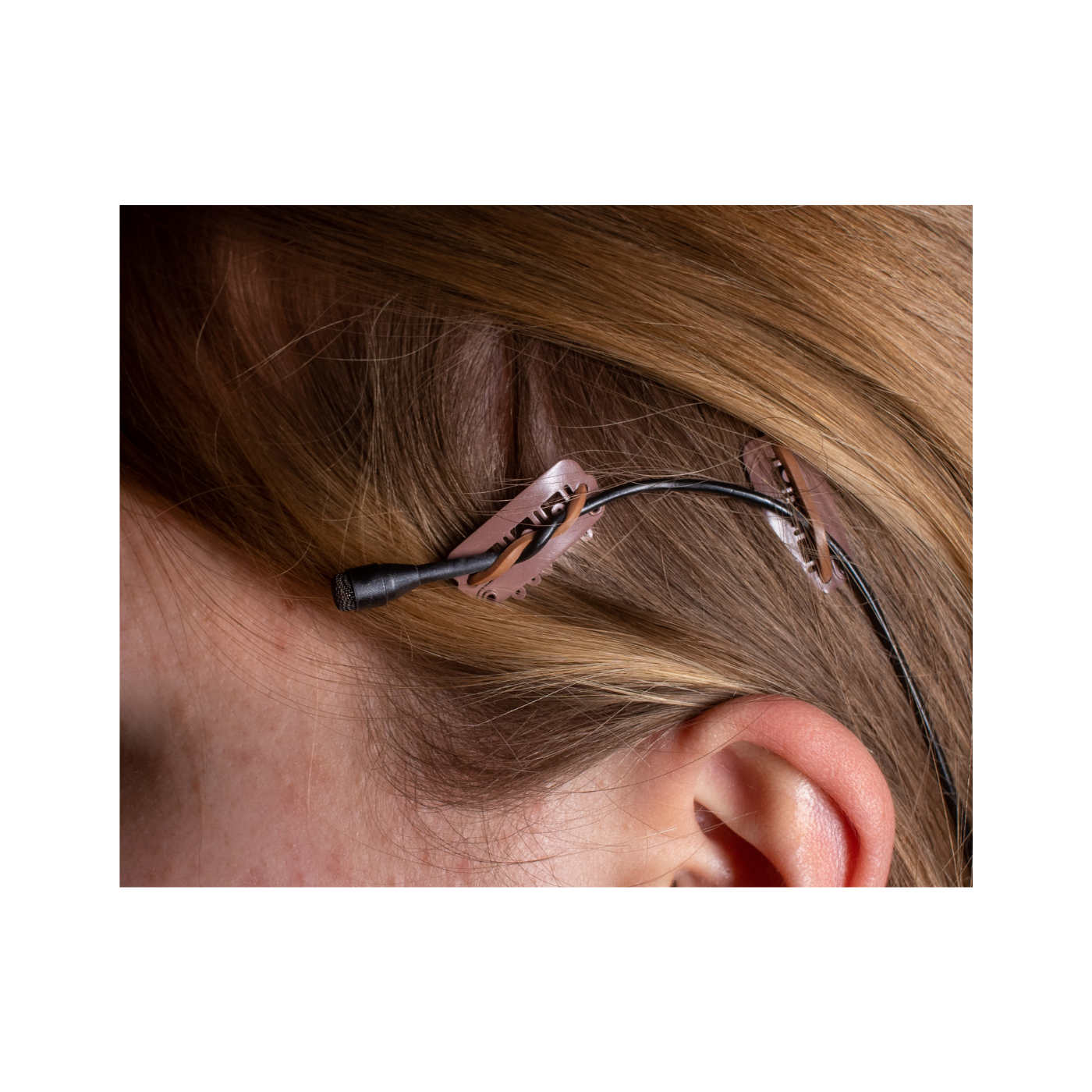 Hide-a-mic Hair Clips for Microphone Mounting (Various Colours)