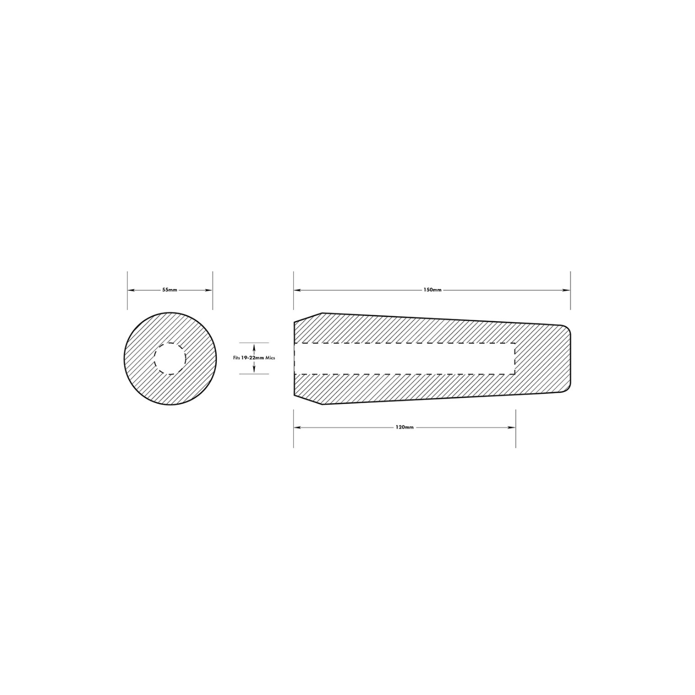Radius 12cm Shotgun Mic Foam (19/22)