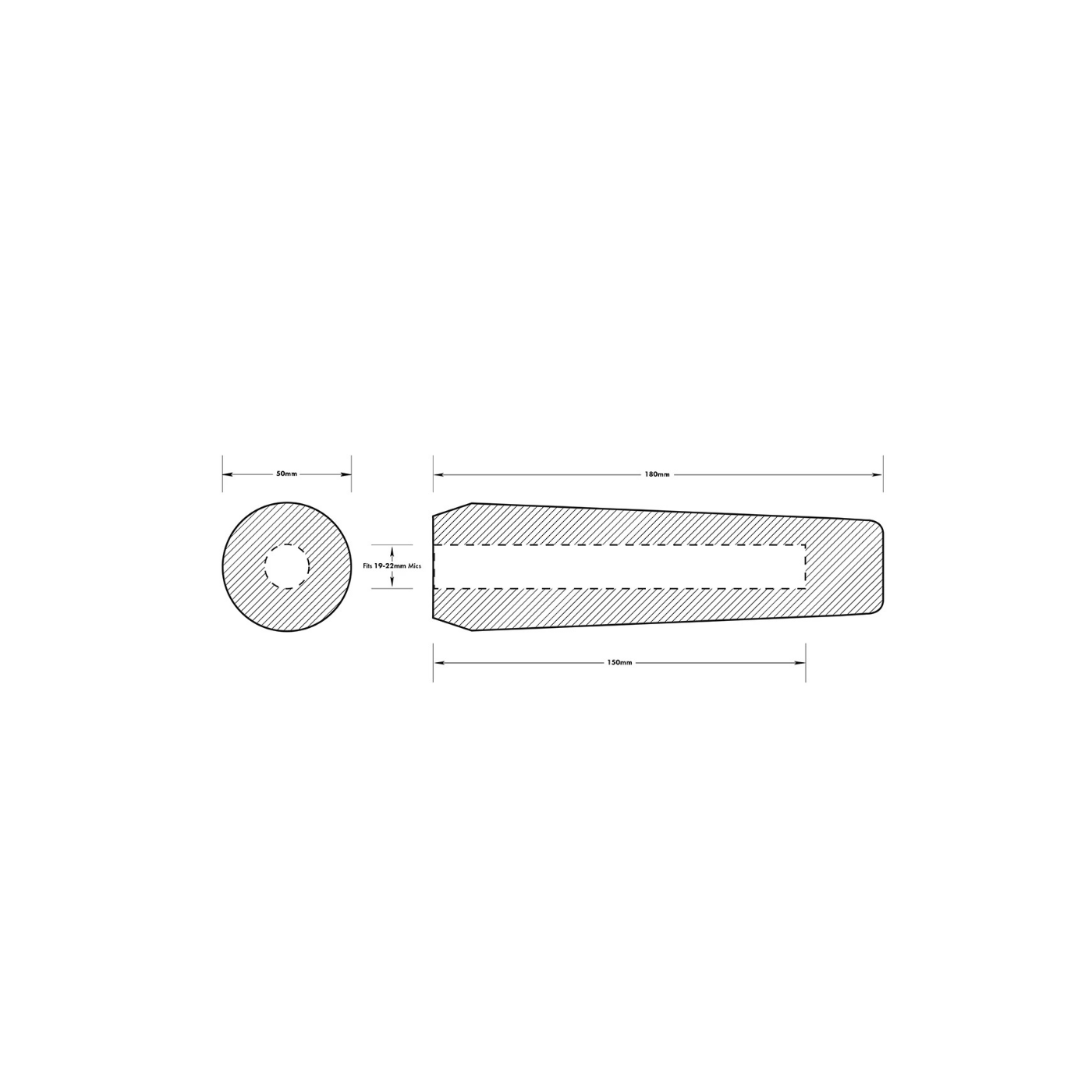 Radius 15cm Shotgun Mic Foam (19/22)