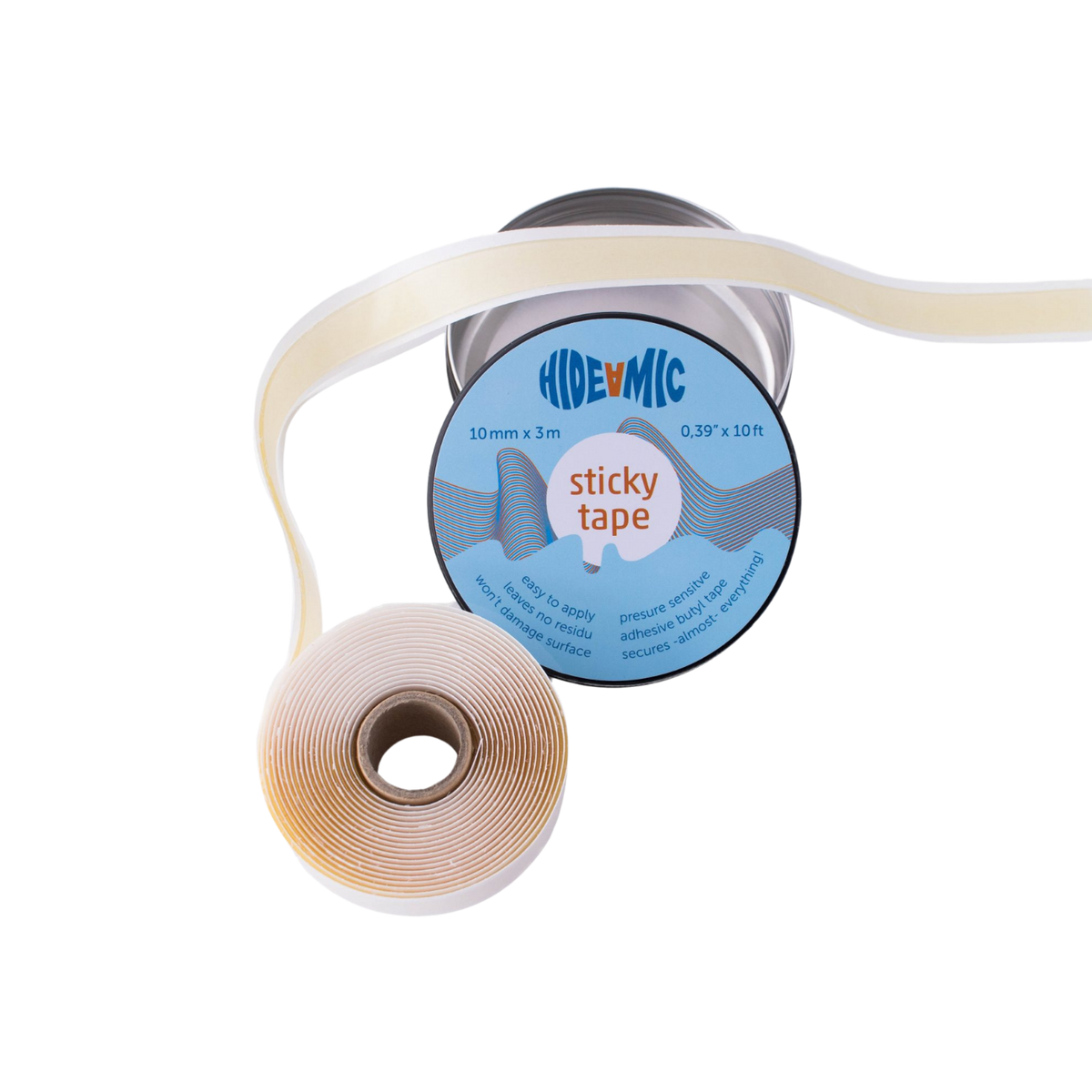 Hide-a-mic Sticky Tape (3 Meter Roll)
