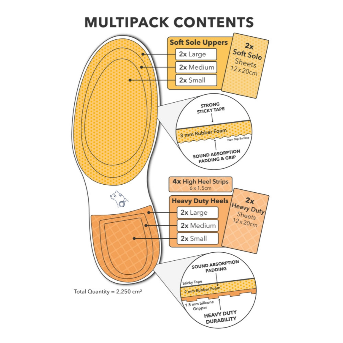 Ursa Soft Soles & Heavy Duties - Multipack
