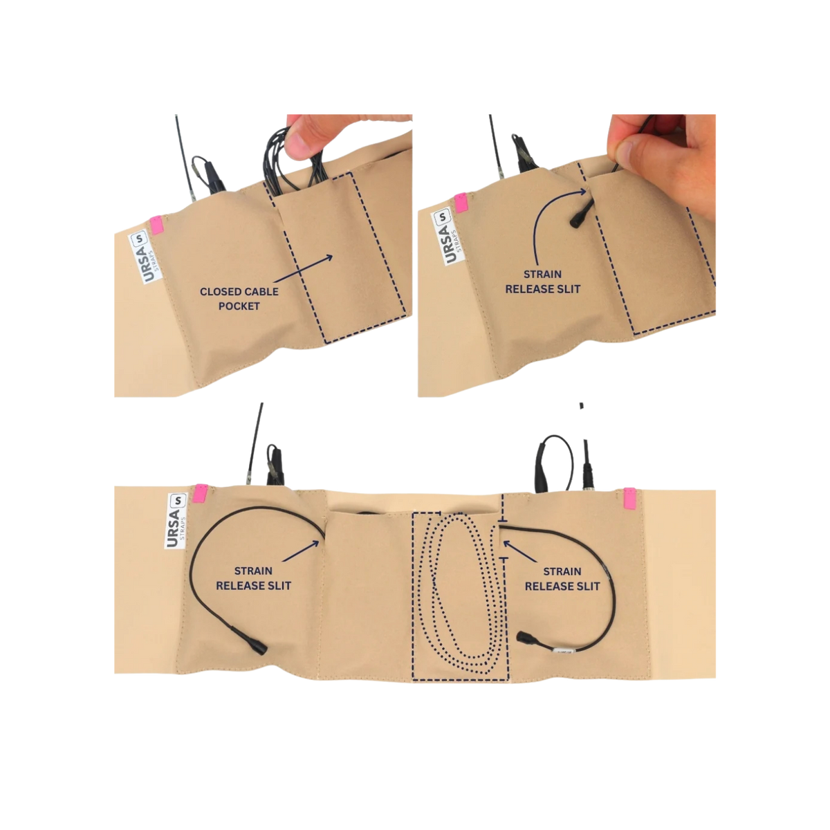 Ursa Waist Strap – Double Pouch