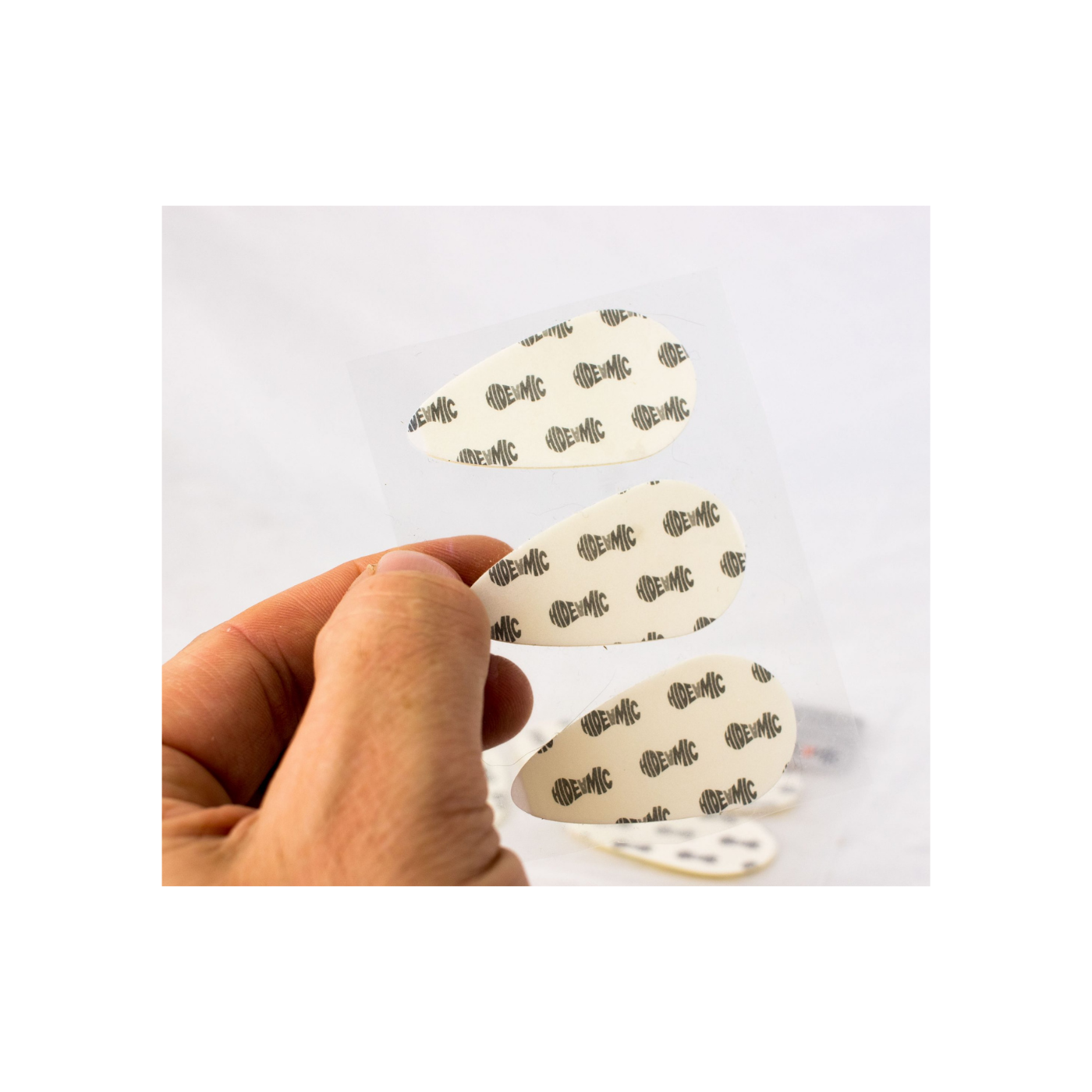 Hide-a-mic 12 Skin friendly body pads for B Flex