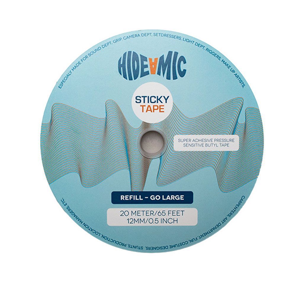 Hide-A-Mic Sticky Tape Go Large 20 Meter Tape
